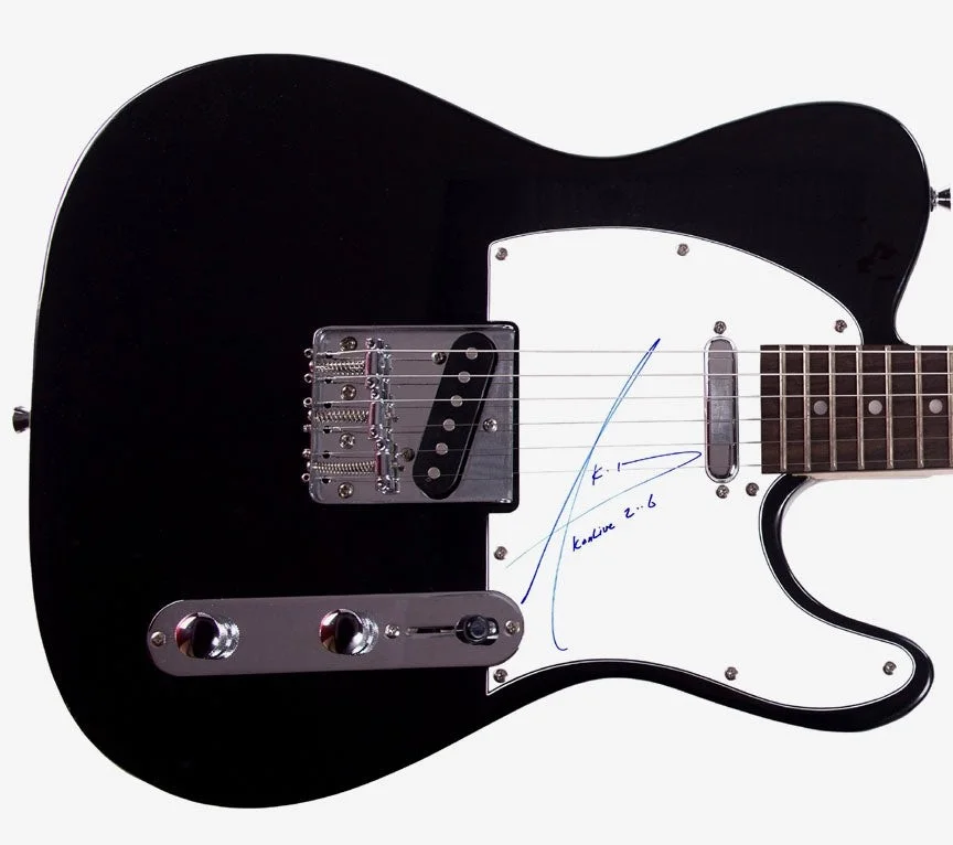 Akon Signed Autographed Tele Guitar, image 2