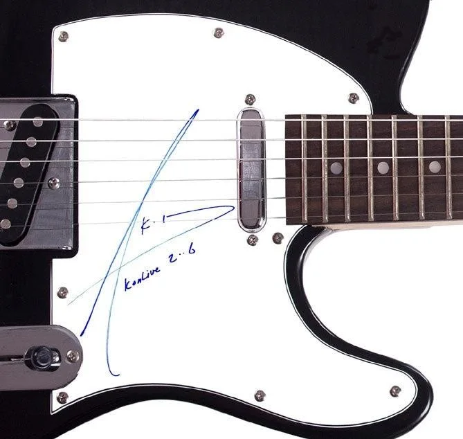 Akon Signed Autographed Tele Guitar, image 3