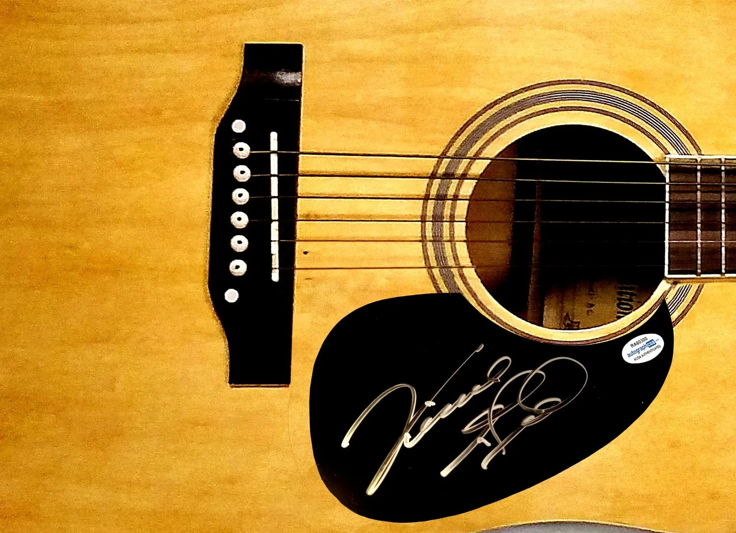 Vince Gill Signed Autographed Acoustic Guitar ACOA, image 2