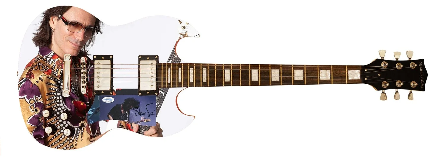 Steve Vai Signed Autographed Custom Photo Graphics Guitar ACOA ACOA, image 2
