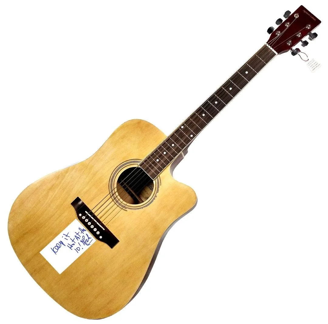 Teck Holmes MTV Personality Signed Acoustic Guitar, изображение 3