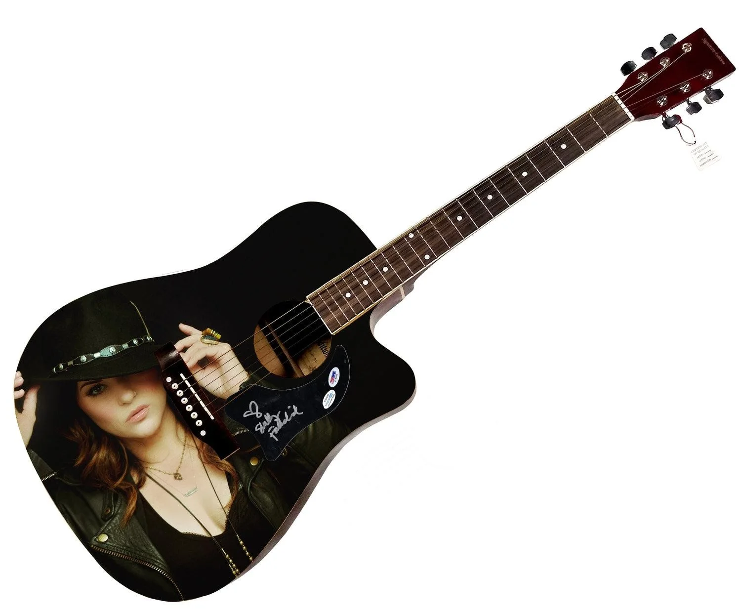 Shelly Fairchild Signed 1:1 Signature Edition Graphics Photo Guitar, изображение 3