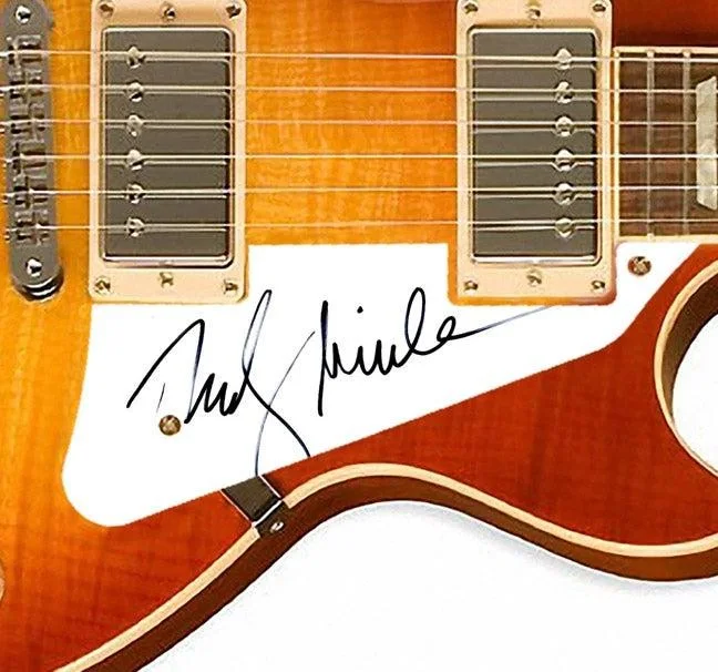 Rudy Guilani Signed Autographed Sunburst Guitar, image 3