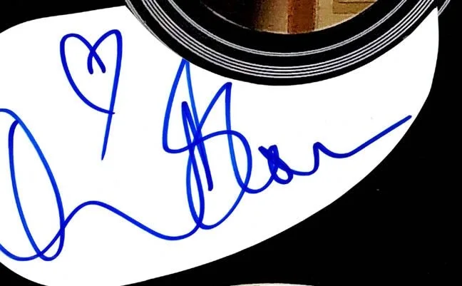 Orlando Bloom Signed Autographed Acoustic Guitar, image 2