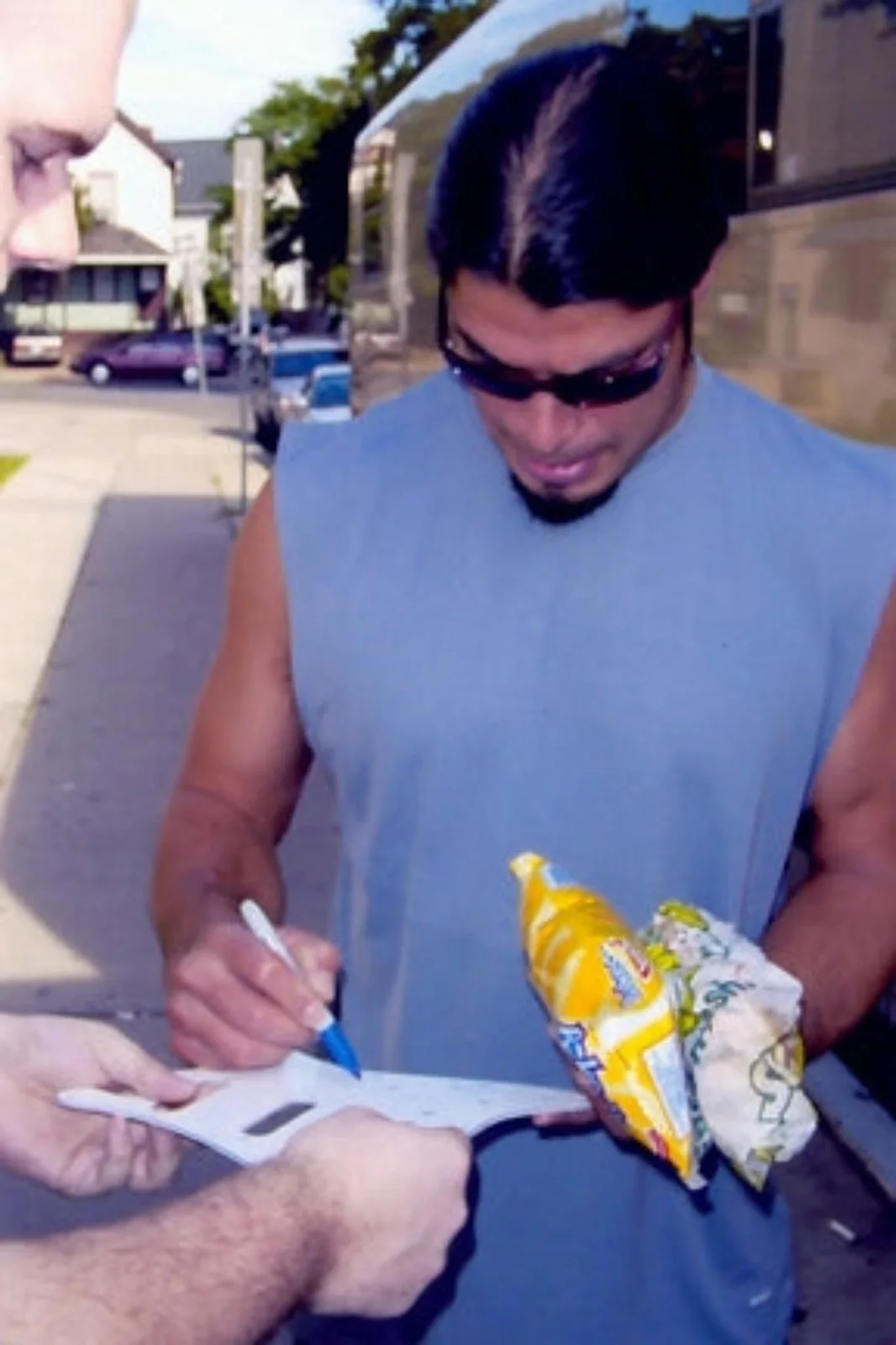 Metallica Robert Trujillo Signed Autographed Custom Photo Graphics Guitar ACOA, изображение 5