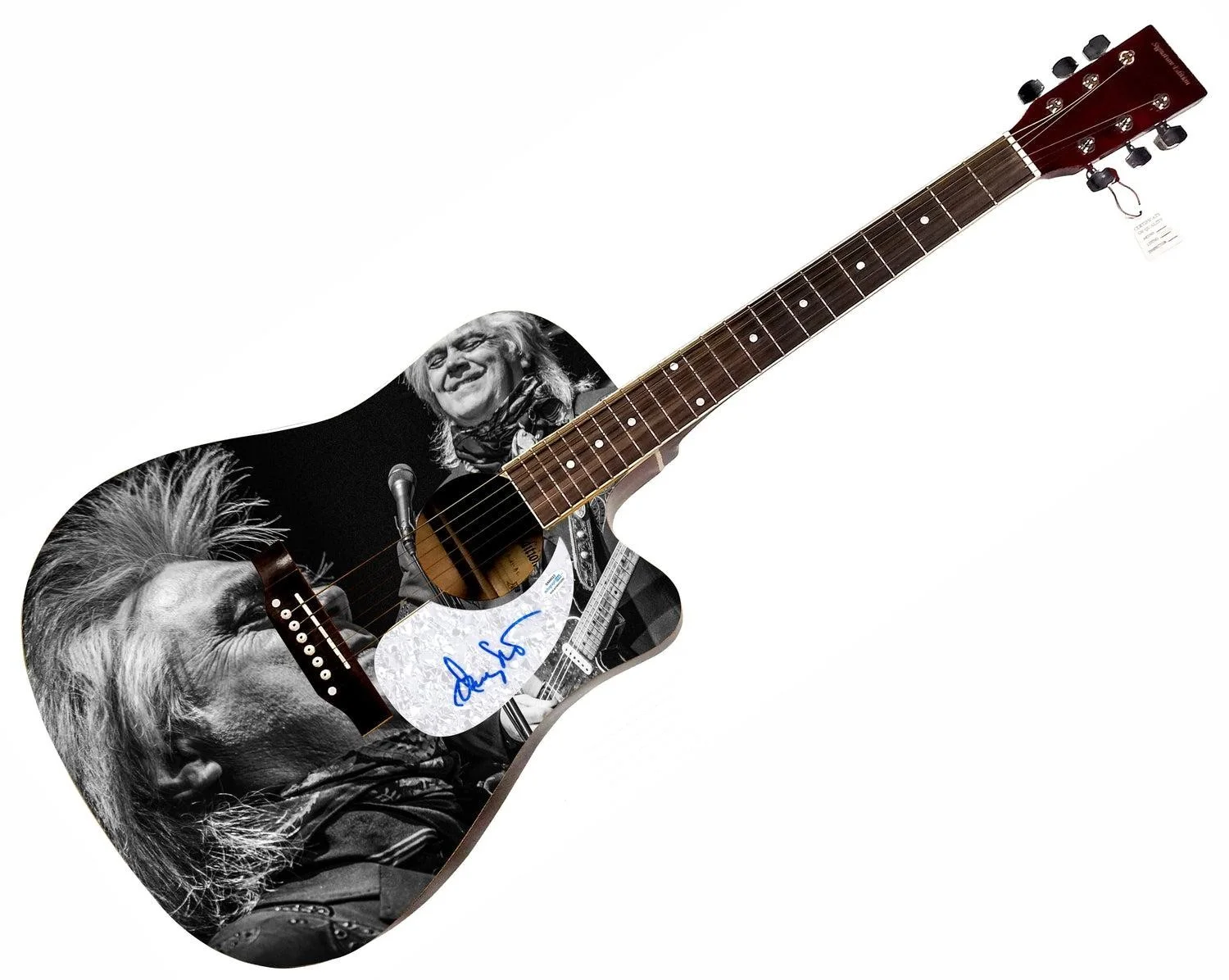 Marty Stuart Signed Custom Graphics 1/1 Acoustic Guitar ACOA, image 3