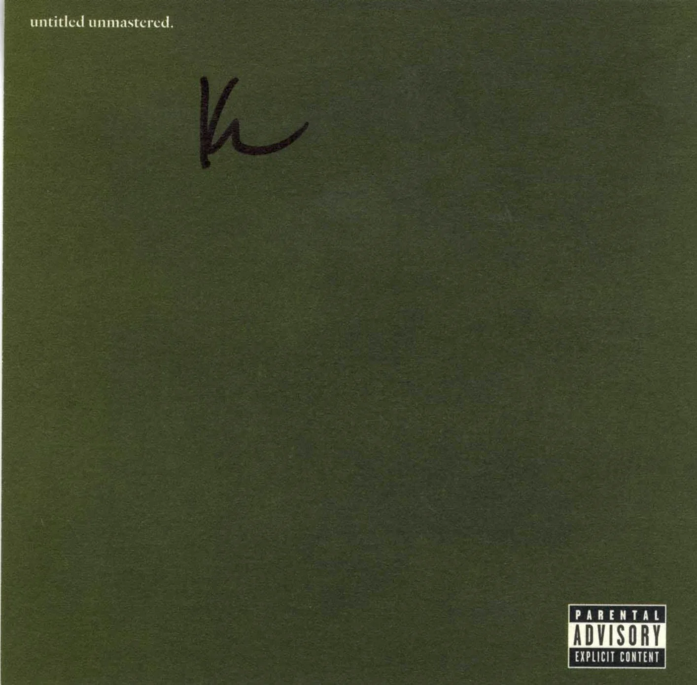 Kendrick Lamar Autographed Untitled Unmastered Flat Acoustic Guitar, image 2
