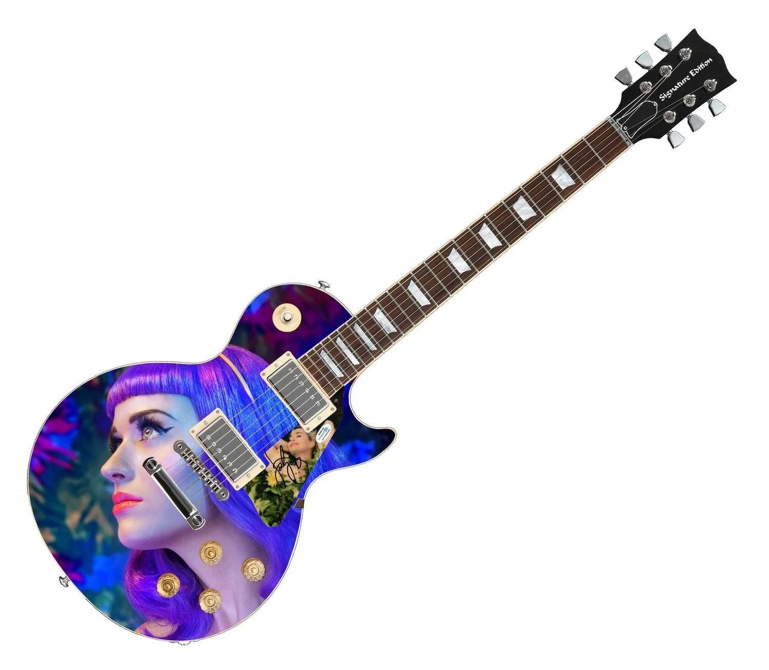Katy Perry Signed Autographed Lp Album cd Photo Guitar ACOA, изображение 3