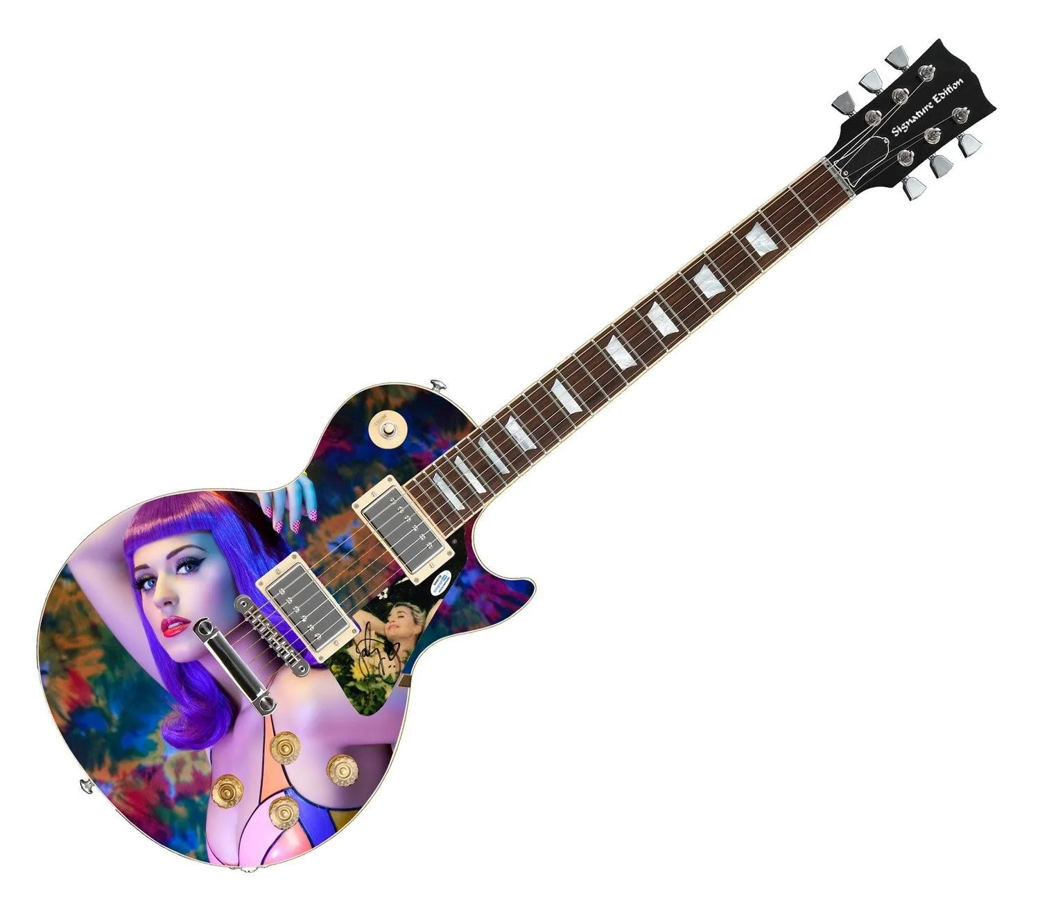 Katy Perry Signed Autographed Lp Album cd Photo Guitar ACOA, image 3