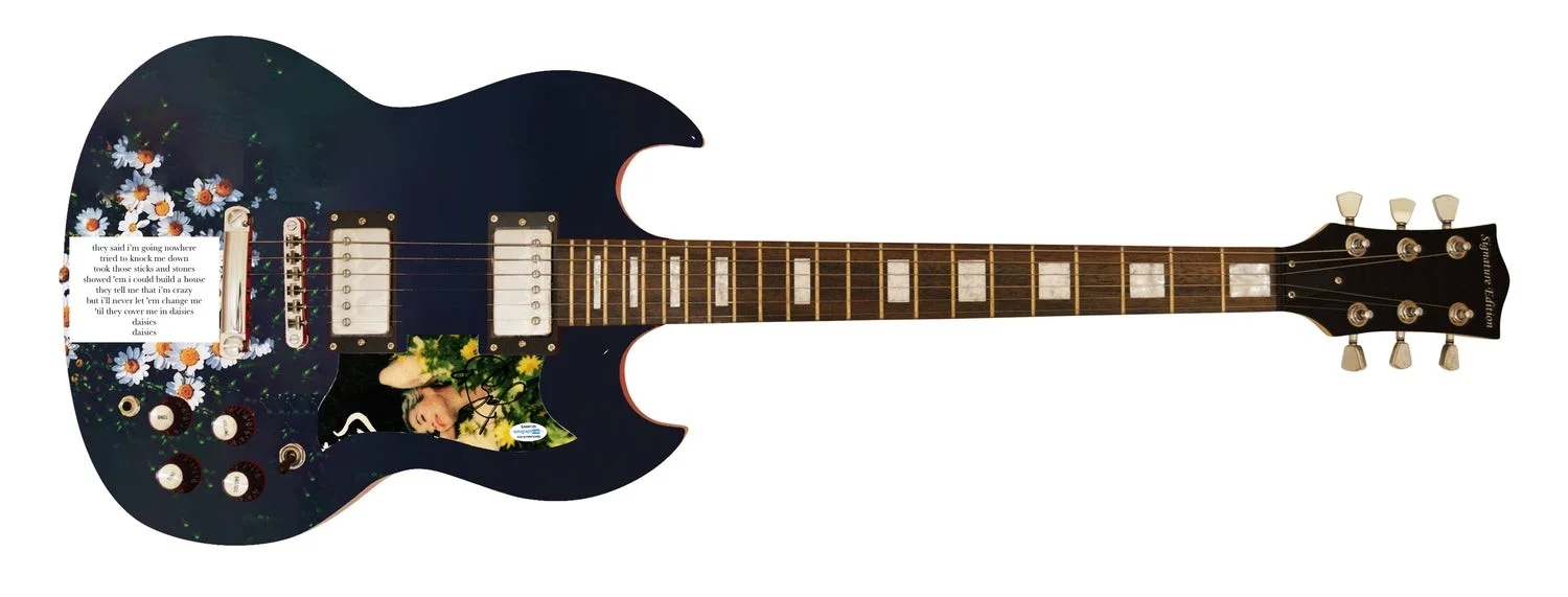 Katy Perry Signed Autographed Photo Graphics Guitar ACOA ACOA, image 2