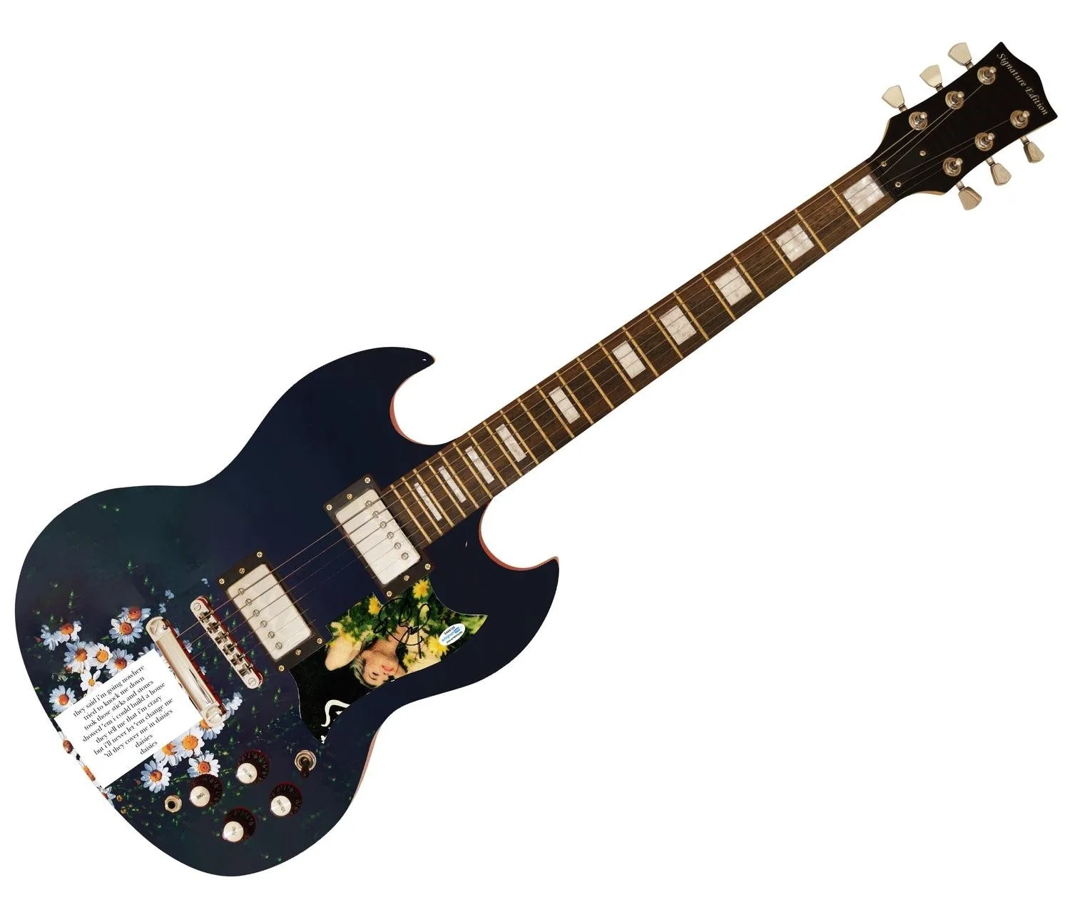 Katy Perry Signed Autographed Photo Graphics Guitar ACOA ACOA, image 3