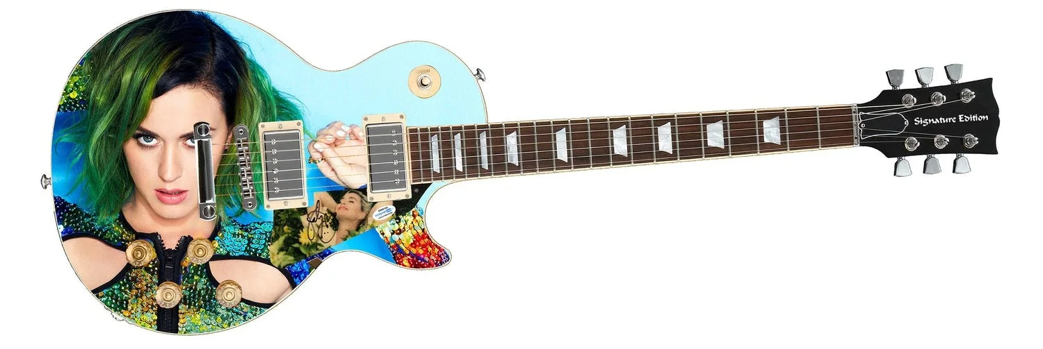 Katy Perry Signed Autographed Lp Album cd Photo Guitar ACOA, изображение 2