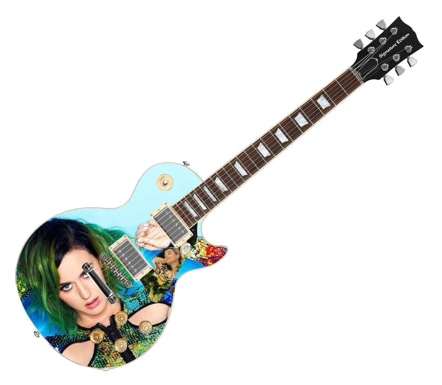 Katy Perry Signed Autographed Lp Album cd Photo Guitar ACOA, изображение 3