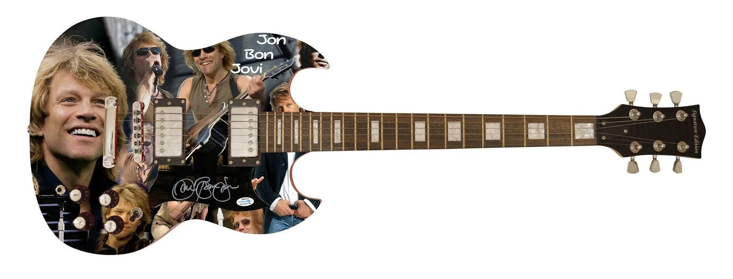 Jon Bon Jovi Signed Autographed Poster Photo Guitar ACOA, изображение 2