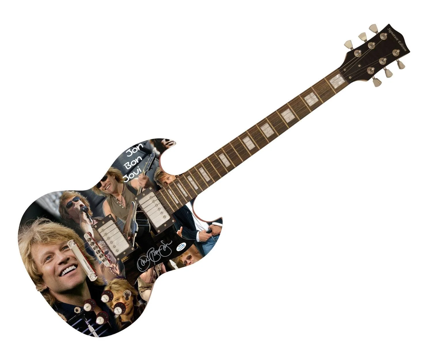 Jon Bon Jovi Signed Autographed Poster Photo Guitar ACOA, изображение 3