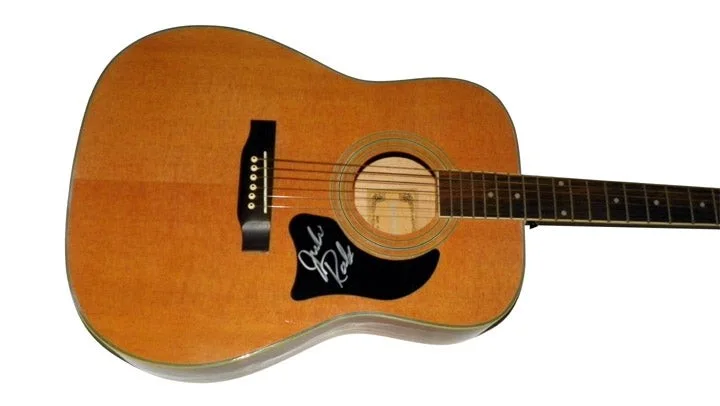 Julie Roberts Signed Autographed Natural Acoustic Guitar, image 2