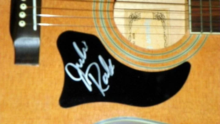 Julie Roberts Signed Autographed Natural Acoustic Guitar, image 3