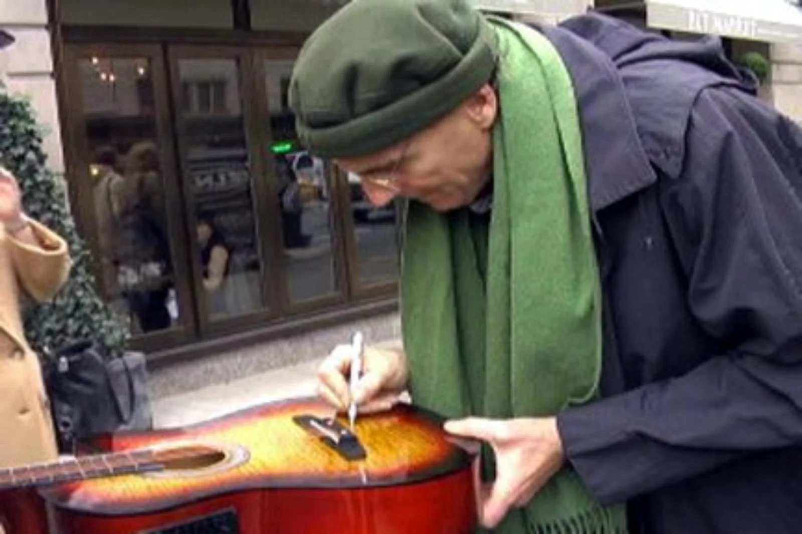 James Taylor Signed Autographed Airbrushed Painting Guitar UACC AFTAL RACC PSA, изображение 4