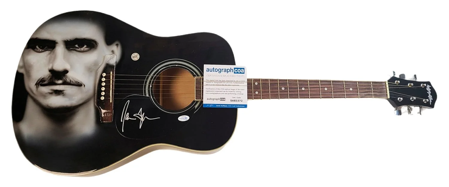James Taylor Signed Autographed Airbrushed Acoustic Guitar ACOA ACOA, изображение 2