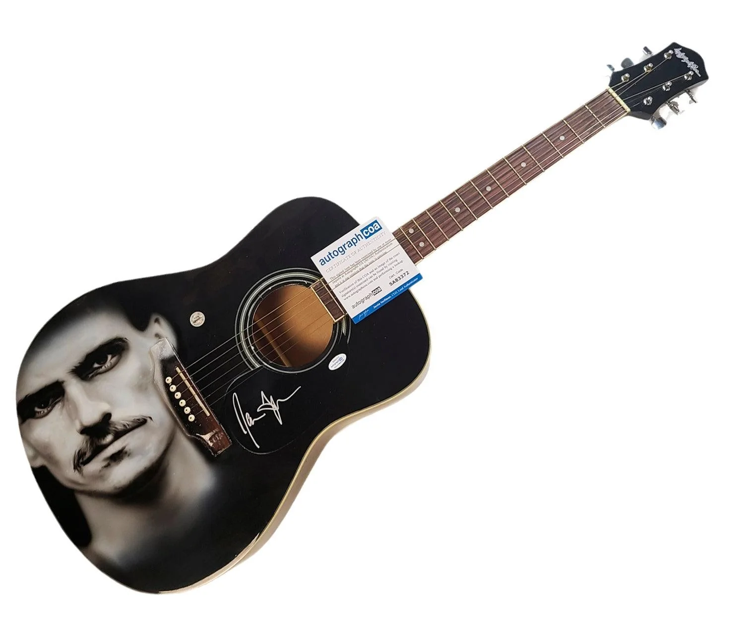 James Taylor Signed Autographed Airbrushed Acoustic Guitar ACOA ACOA, изображение 3