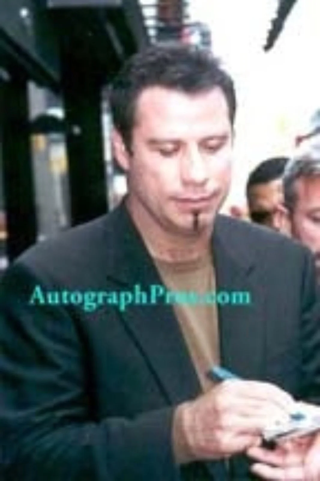 John Travolta Signed Autographed Sunburst Guitar, image 4