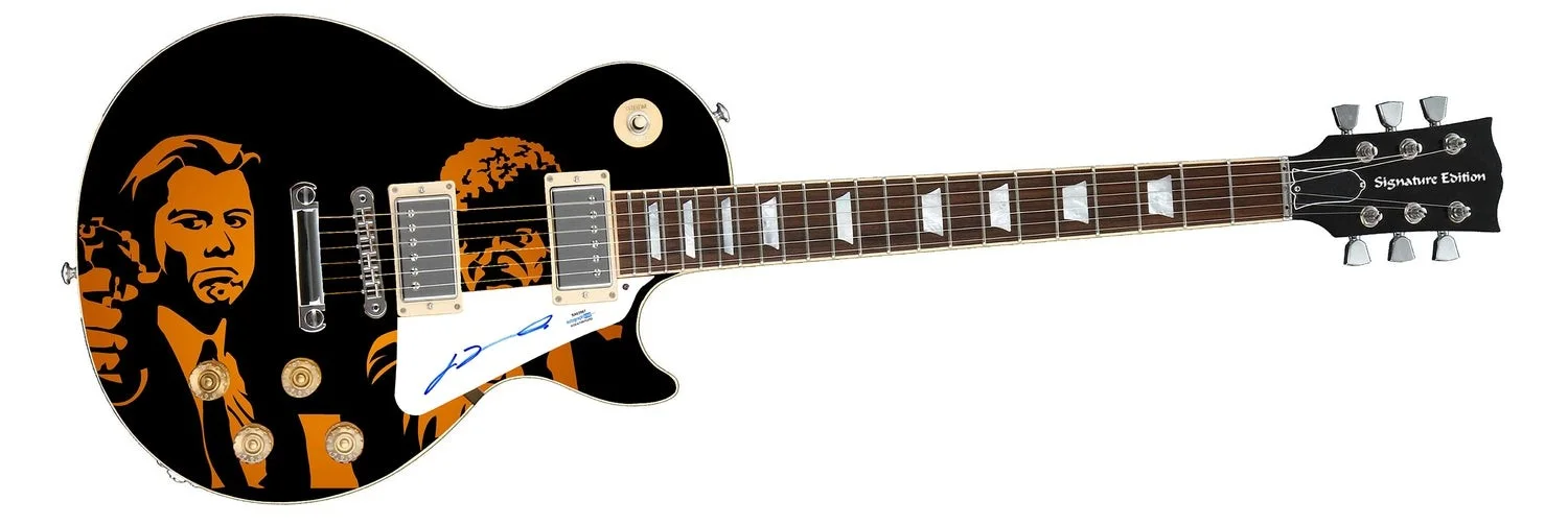 John Travolta Signed Autographed Pulp Fiction Photo Poster Guitar ACOA, изображение 2