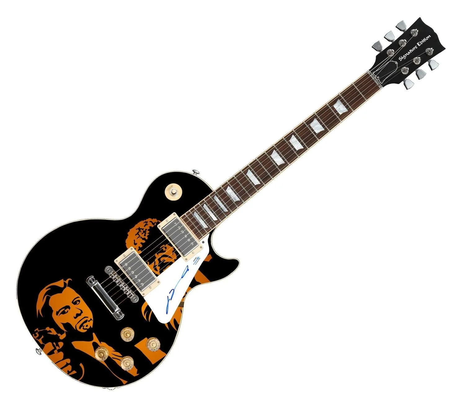 John Travolta Signed Autographed Pulp Fiction Photo Poster Guitar ACOA, изображение 3