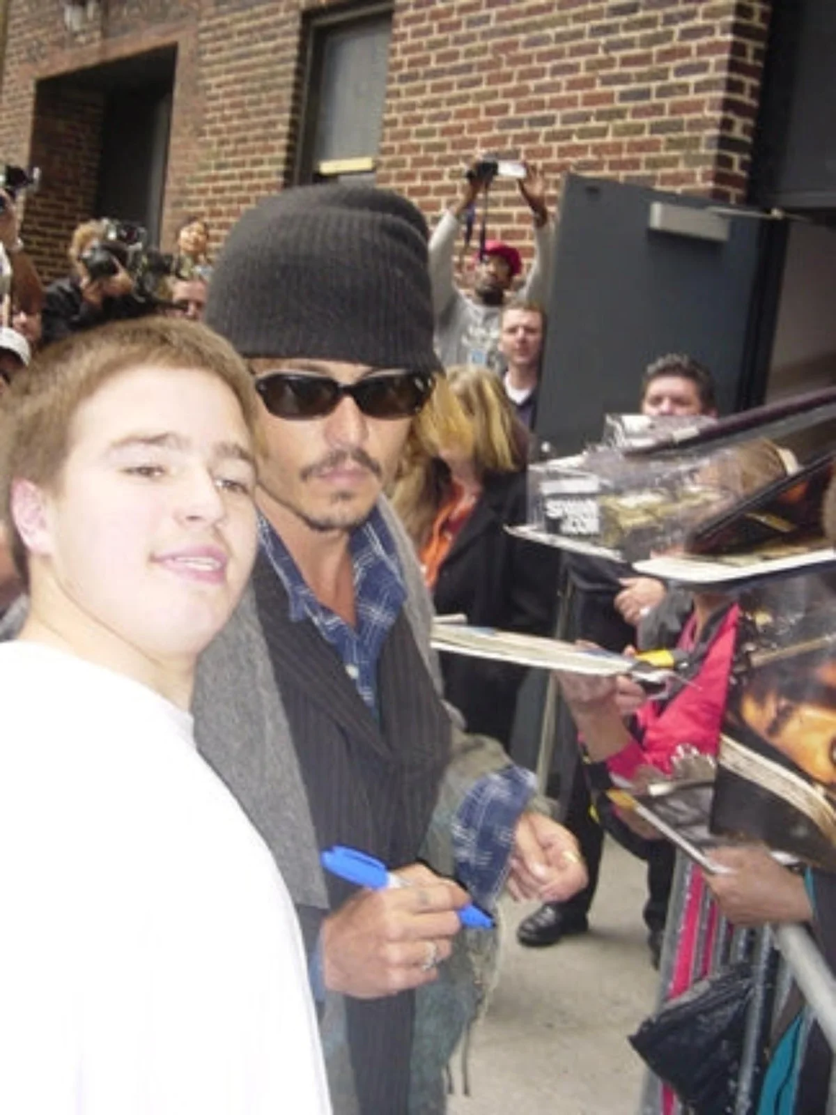 Johnny Depp Signed Autographed 1/1 Custom Graphics Photo Guitar ACOA, image 5