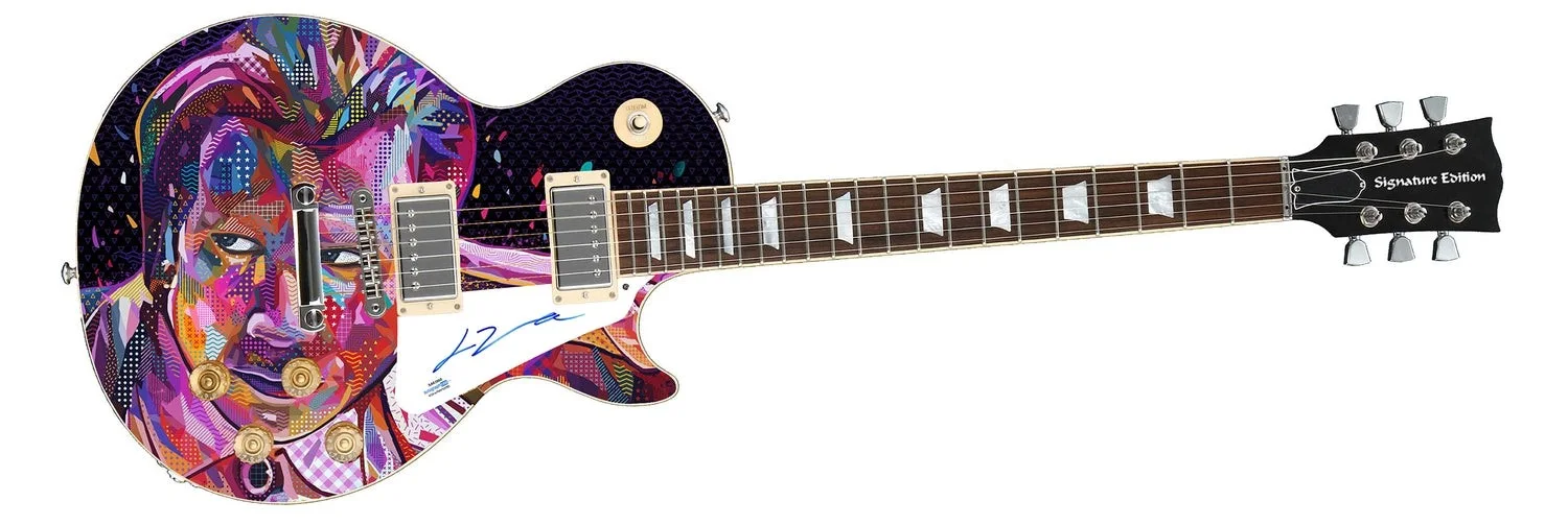 John Travolta Signed Autographed Pulp Fiction Photo Poster Guitar ACOA, изображение 2