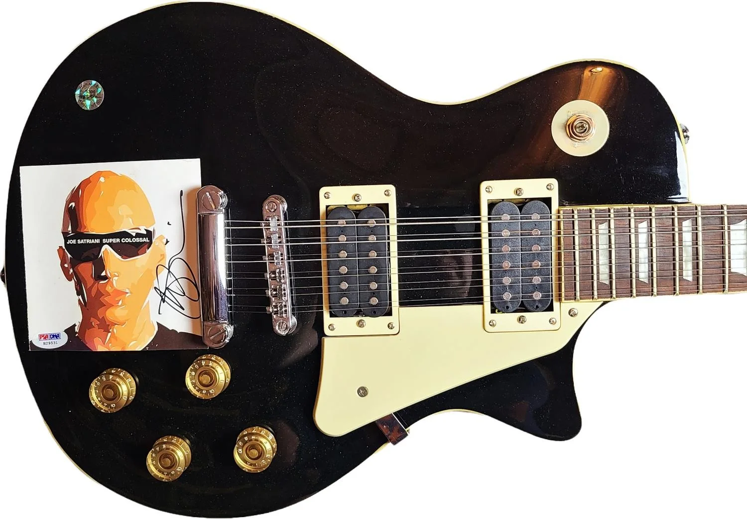 Joe Satriani Signed 12-String Electric Guitar UACC AFTAL RACC TS PSA, изображение 2