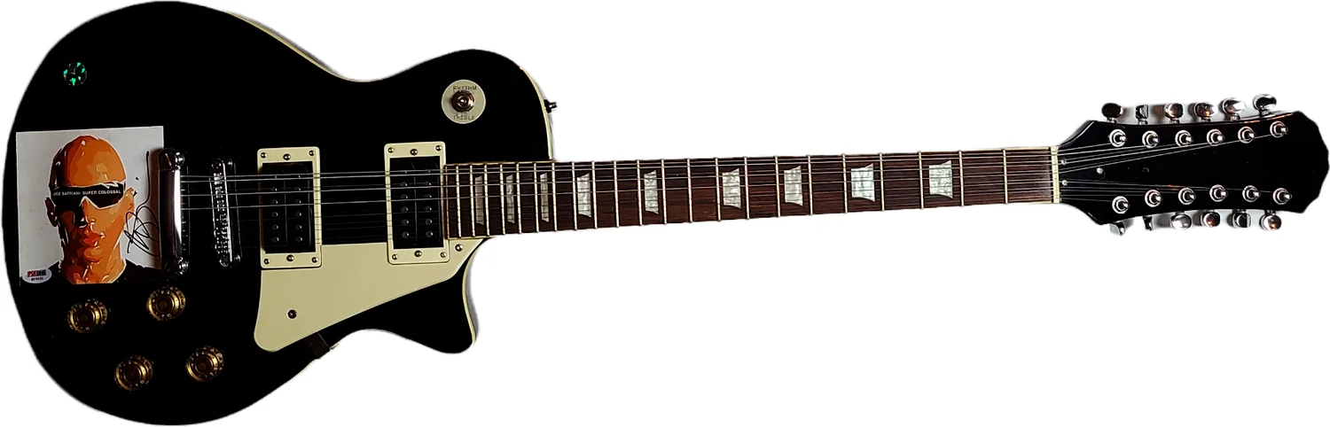 Joe Satriani Signed 12-String Electric Guitar UACC AFTAL RACC TS PSA, изображение 3