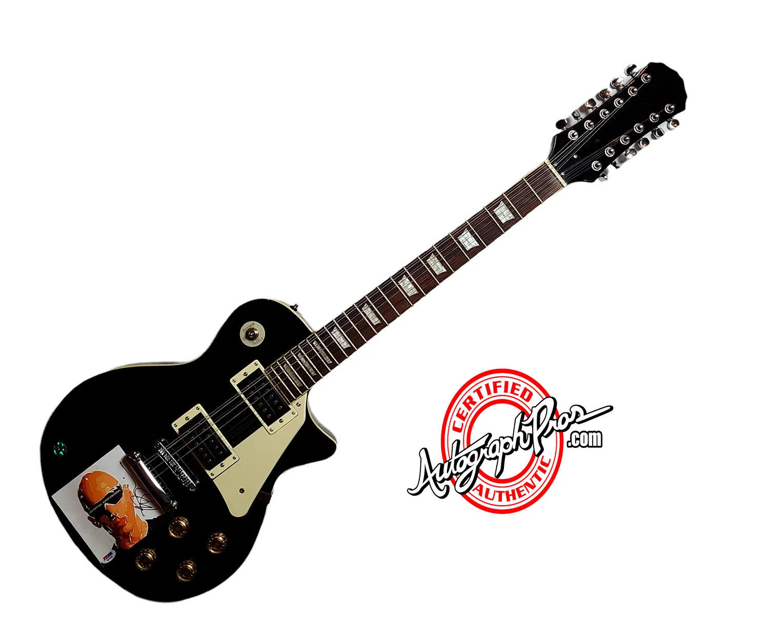Joe Satriani Signed 12-String Electric Guitar UACC AFTAL RACC TS PSA, изображение 4