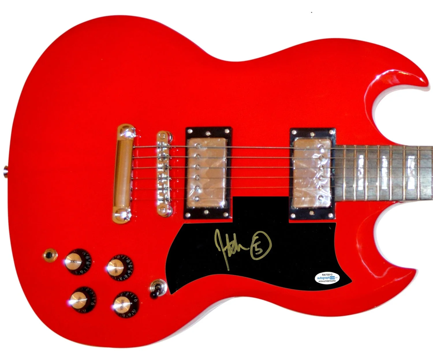 John 5 Signed Autographed Guitar Marilyn Manson Rob Zombie Guitarist ACOA, изображение 2