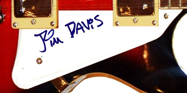 Jim Davis Garfield Signed Autographed LP 12 Guitar Uacc Rd, image 2