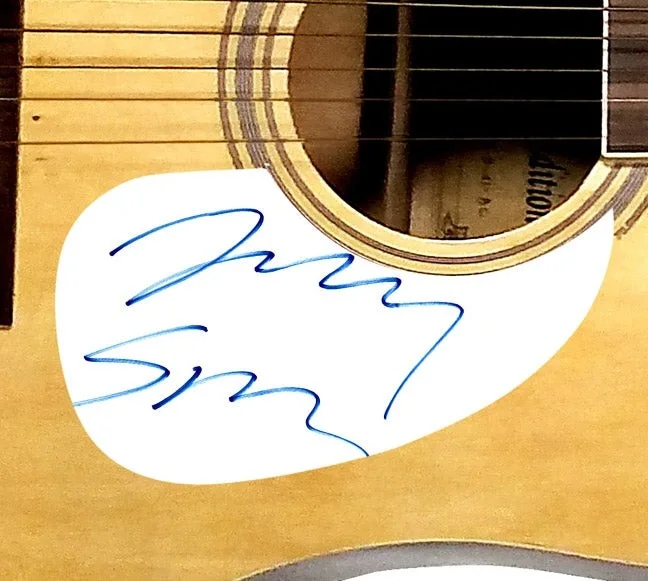 Jerry Springer Signed Autographed Acoustic Guitar, image 2