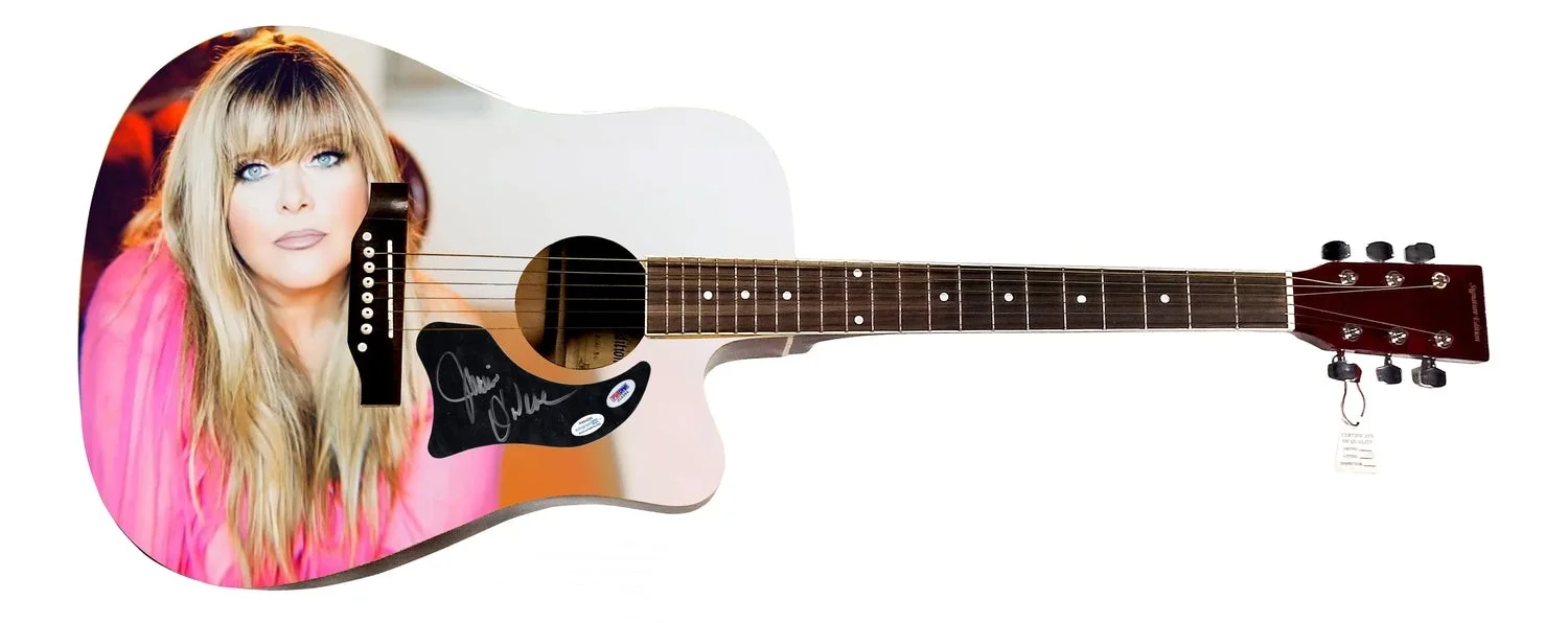 Jamie Oneal Signed 1:1 Signature Edition Graphics Photo Guitar ACOA PSA, изображение 2