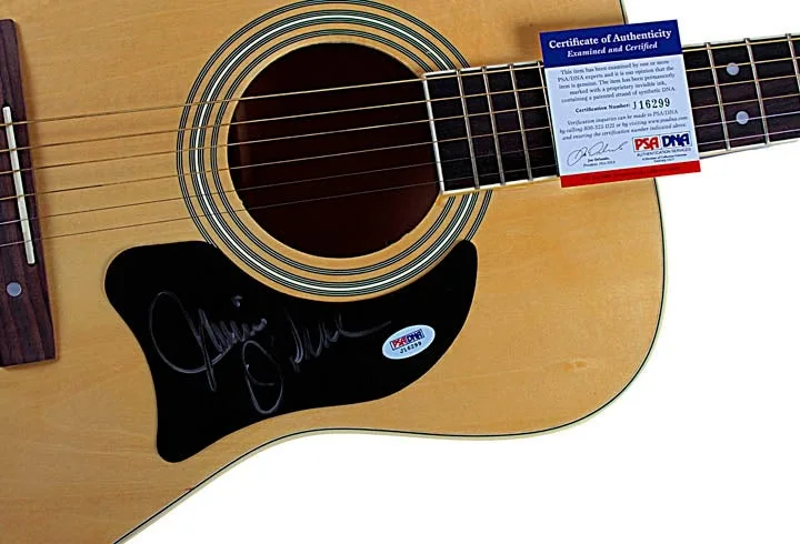 Jamie O'Neal Signed Autographed Acoustic Guitar, image 2