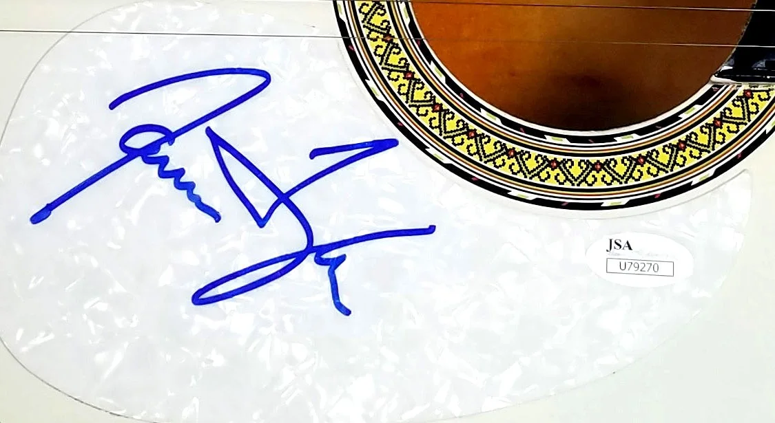James Taylor Signed Autographed Acoustic Guitar JSA, image 2