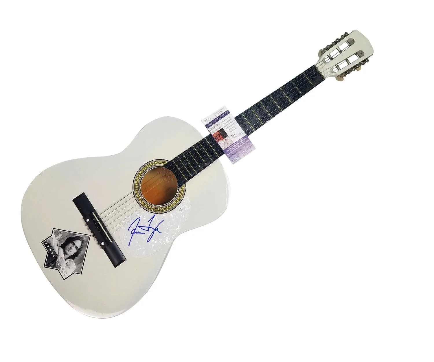 James Taylor Signed Autographed Acoustic Guitar JSA, image 3