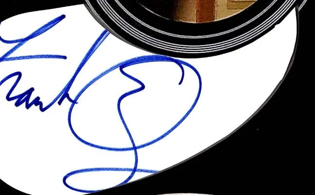 Frank Oz Signed Muppets Autographed Acoustic Guitar, image 2