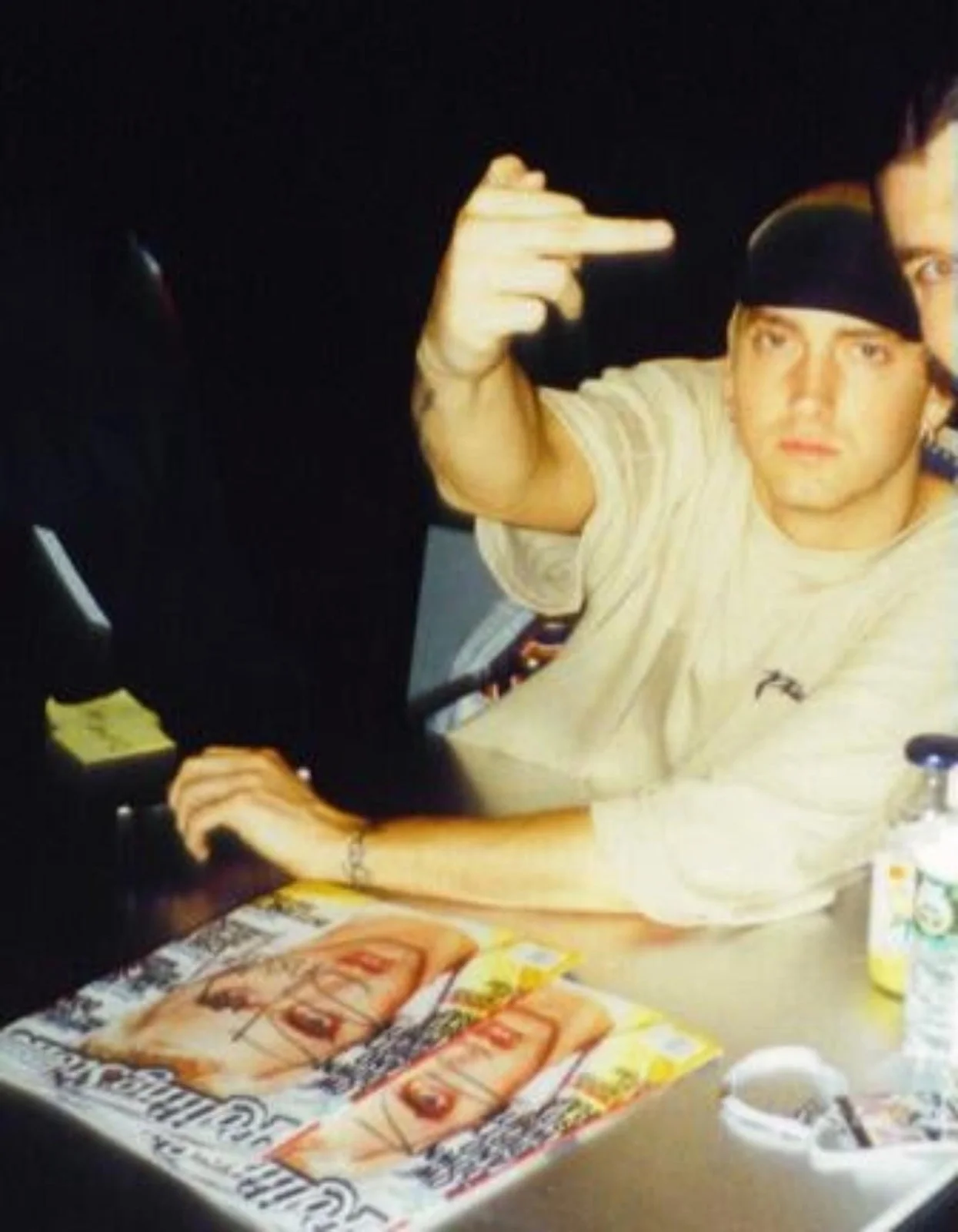 Eminem Signed Autographed Poster Photo Guitar ACOA, изображение 5