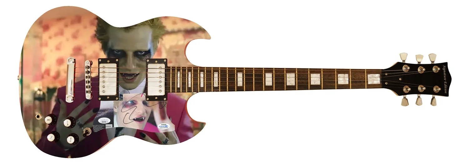 Ed Sheeran Bad Habits Signed Autographed Custom Photo Graphics Guitar ACOA ACOA, image 2