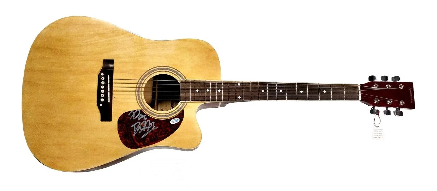 Don Dokken Signed Autographed Acoustic Guitar ACOA, image 3