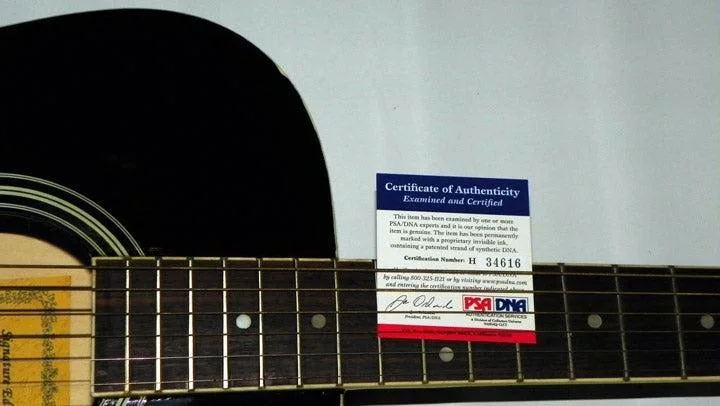 Desmond Child Signed Autographed Acoustic Guitar Psa/Dna Uacc Rd ACOA PSA, image 3