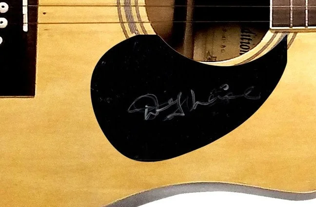 Denny Laine Signed Wings Autographed Acoustic Guitar, изображение 2