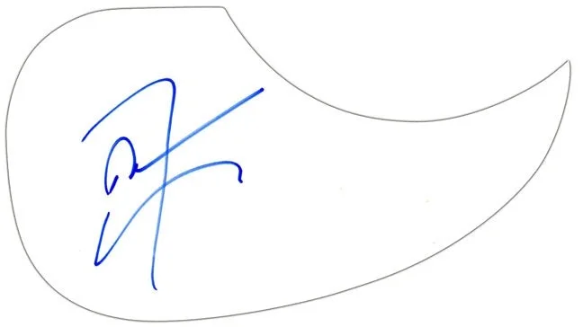 Don Cheadle Signed Autographed Natural Acoustic Guitar, изображение 2