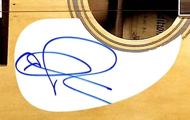 Chris Rock Signed Autographed Acoustic Guitar RD, image 2