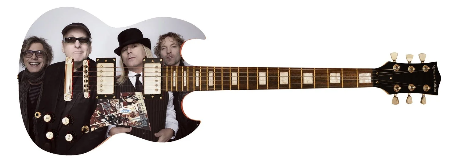 Cheap Trick Signed Autographed Custom Photo Graphics Guitar ACOA ACOA, image 2