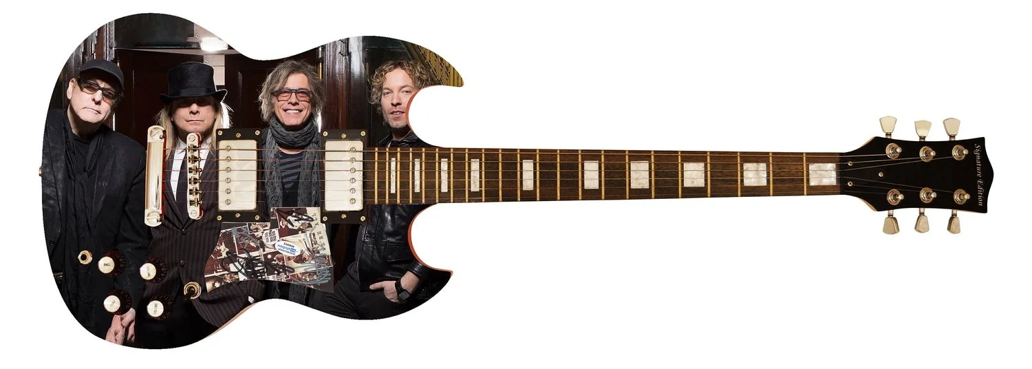 Cheap Trick Signed Autographed Custom Photo Graphics Guitar ACOA ACOA, image 2