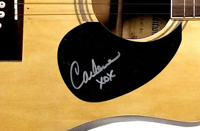 Carlene Carter Signed Autographed Acoustic Guitar, image 2